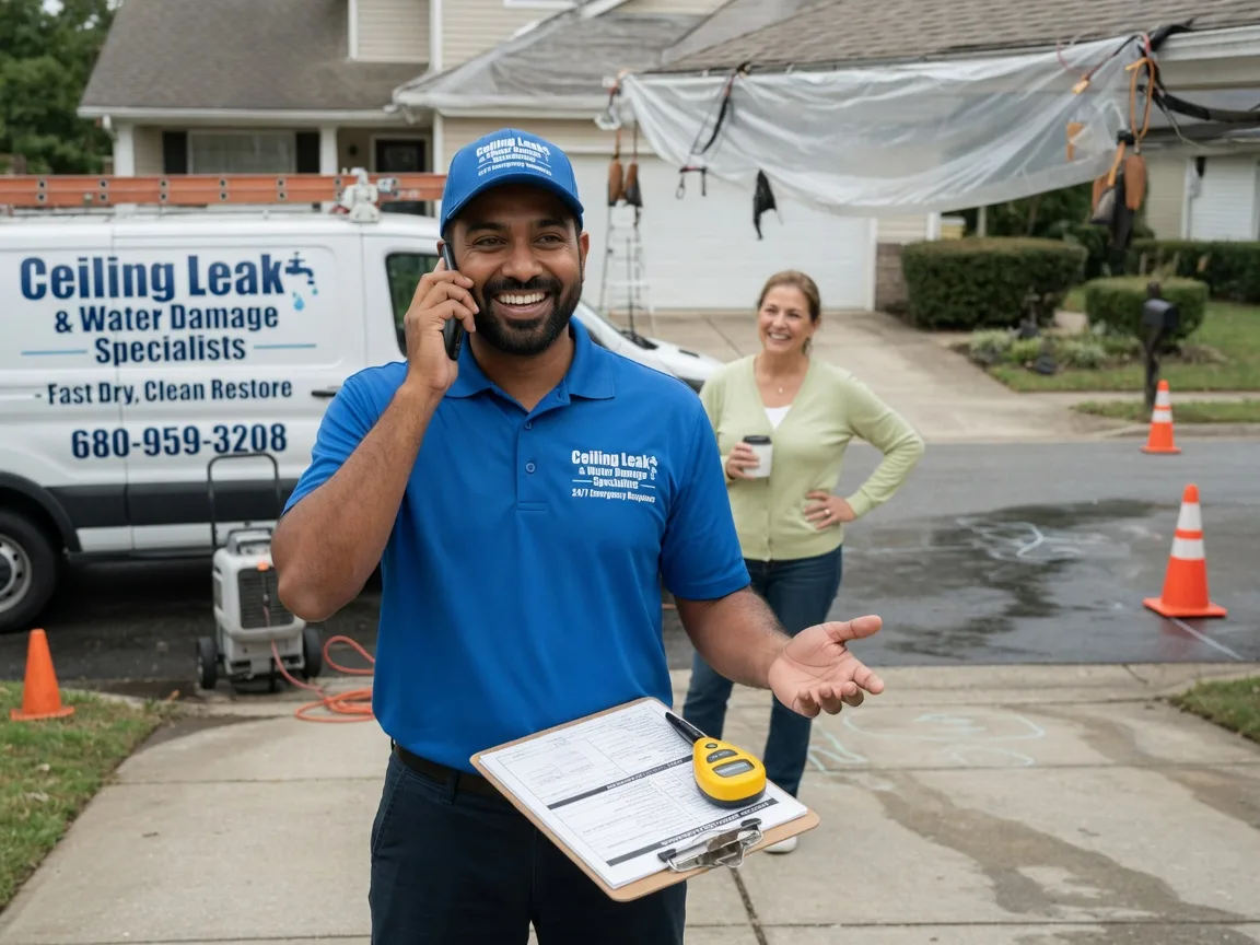 Ceiling Leak Cleanup Sapelo Island, GA FAQs